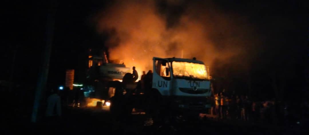 Nyiragongo : les éléments de la MONUSCO attaqués par certains déplacés de guerre