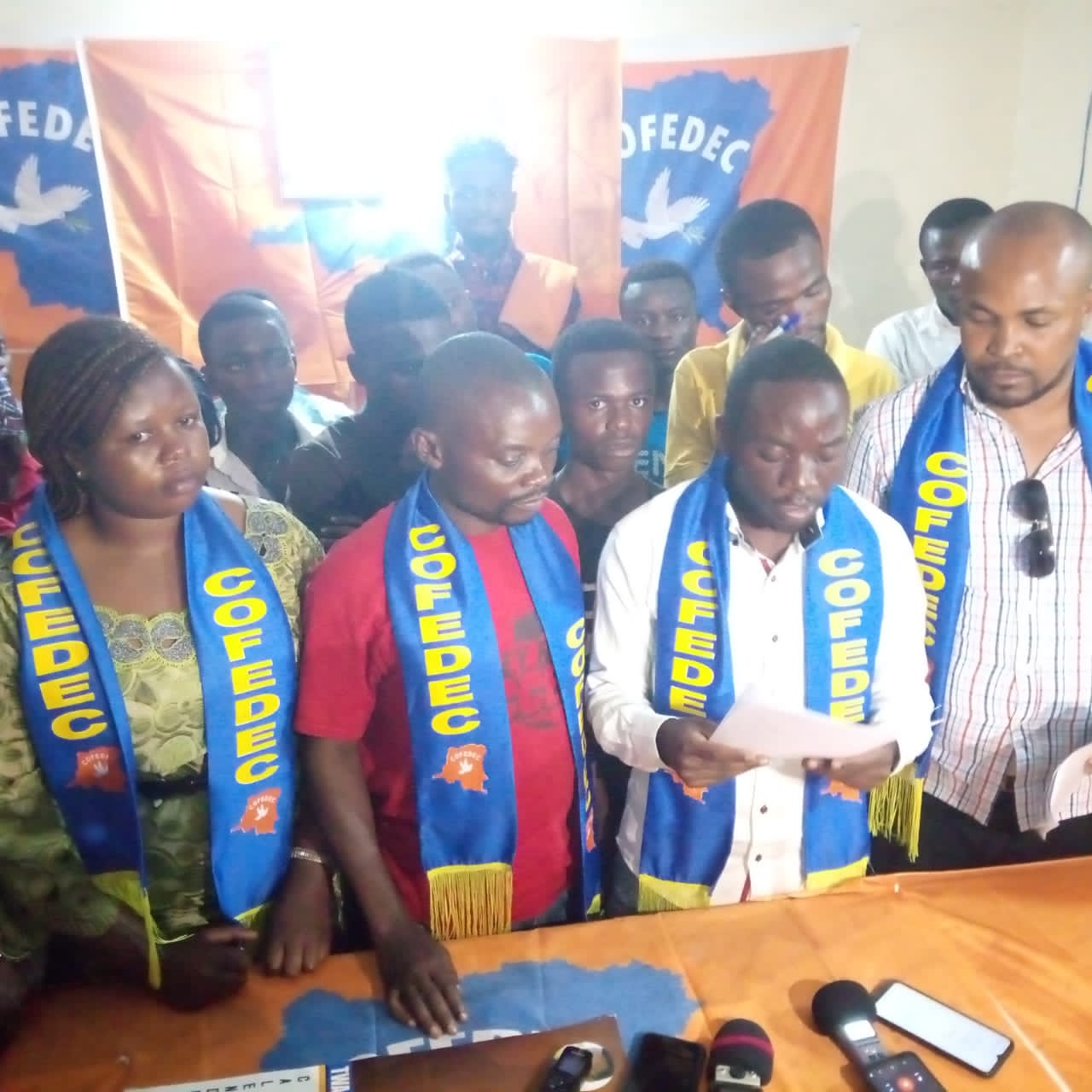 Nord-Kivu : En solidarité avec Rutshuru et Masisi, la jeunesse COFEDEC dit non à l’enrôlement des électeurs en ville de Goma