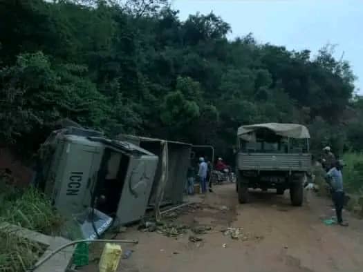 Nord Kivu : Un mort et 14 blessés, dans un accident de circulation en plein parc de Virunga