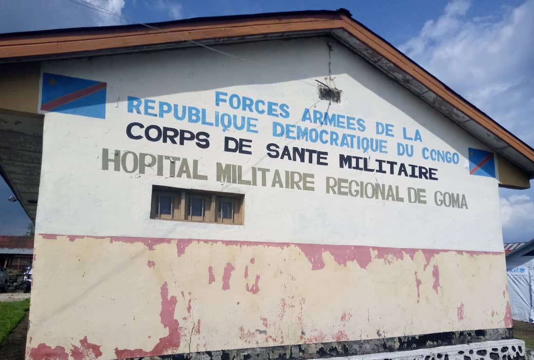 Goma : Conservés à l’hôpital militaire du camp Katindo, les corps des civils tués le 30 Août, en état de décomposition