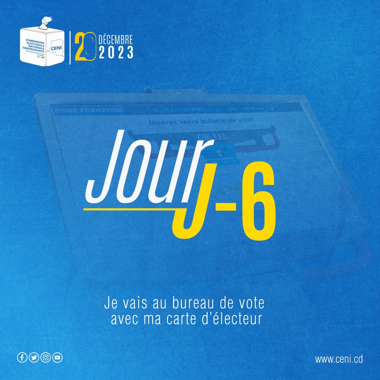 RDC : La CENI lance la dernière formation des membres des centres de vote
