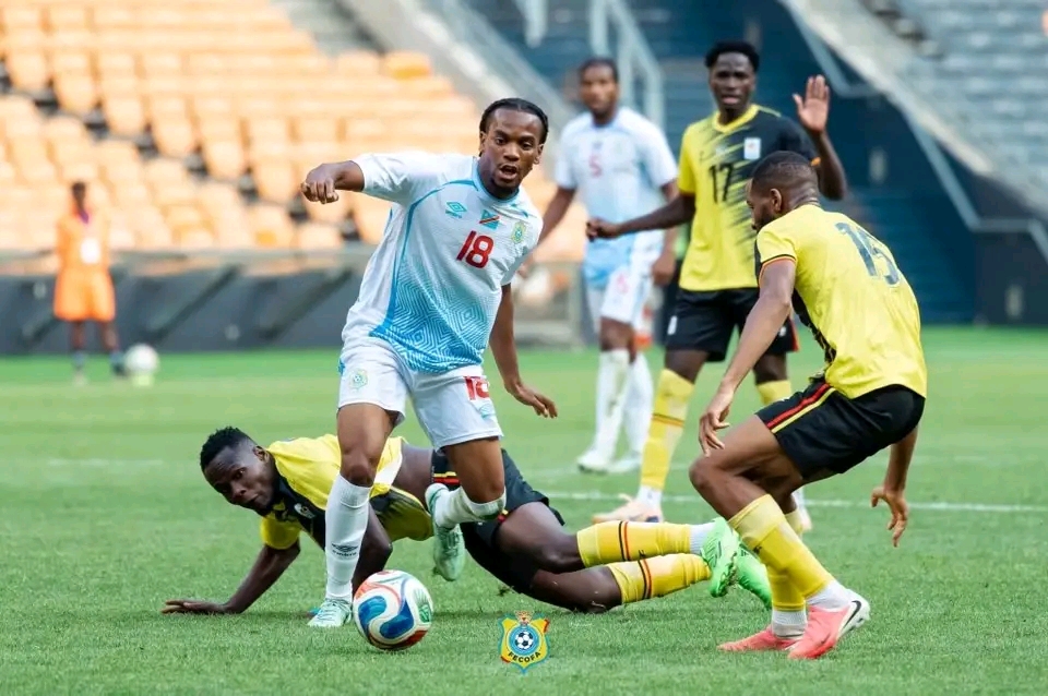 Football : Les Léopards de la RDC tenus en échec par les Cranes de l’Ouganda à Johannesburg