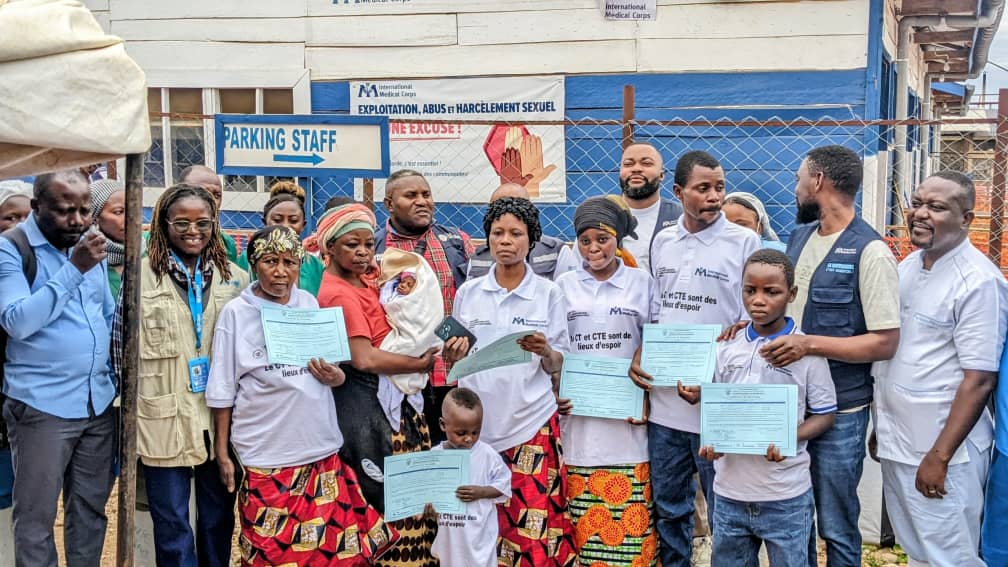 Beni : huit guéris d’Ebola sortent des centres de traitement, dont un bébé de 35 jours
